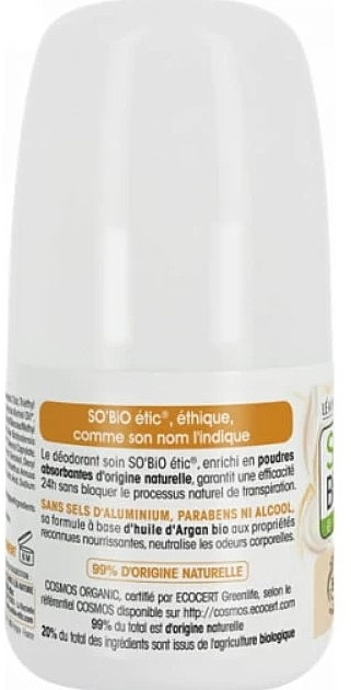 Argan Oil Roll-On Deodorant - So'Bio Etic Organic Argan Oil 24H Deodorant — photo N2