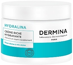 Fragrances, Perfumes, Cosmetics Dry Skin Rich Moisturizer - Dermina Hydralina Moisturizing Rich Cream