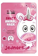 Fragrances, Perfumes, Cosmetics Unicorn Facial Sheet Mask - Muju Sweet Animal Mask Unicorn