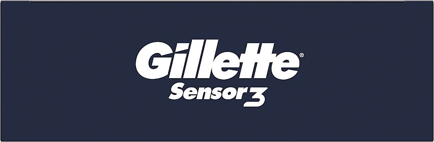 Beauty Set - Gillette Sensor 3 (razor/1pc + foam/75ml + refil/5pcs) — photo N5