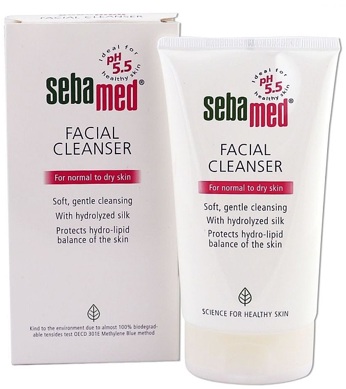 Facial Cleanser for Normal & Dry Skin - Sebamed Facial Cleanser For Normal & Dry Skin — photo N2