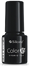 Fragrances, Perfumes, Cosmetics Nail Top Coat - Silcare Color IT Premium Hybrid Top Coat Gel