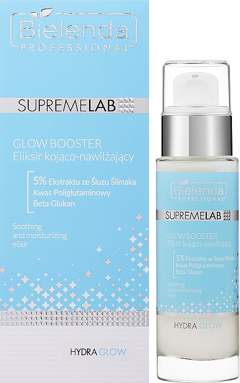 Soothing and Moisturizing Elixir - Bielenda Professional SupremeLab Hydra Glow Booster — photo N2