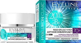 Fragrances, Perfumes, Cosmetics Restoring Face Cream - Eveline Cosmetics Hyaluron Clinic 70+