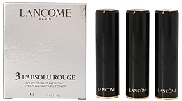 Fragrances, Perfumes, Cosmetics Set - Lancome L'Absolu Rouge Lipcolor Trio Set (lipstick/3x3.4g)