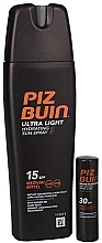 Fragrances, Perfumes, Cosmetics Set - Piz Buin (spary/200ml + lipstick/4.9g)