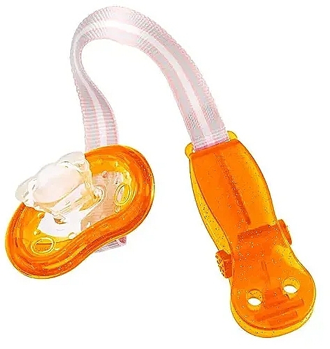 Pacifier Holder, orange - Curaprox — photo N1