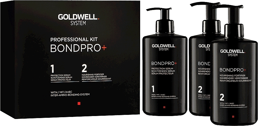 Set - Goldwell System BondPro+ Kit (h/serum/500ml + h/lot/500mlx2) — photo N1
