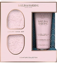 Set - Baylis & Harding Jojoba, Vanilla & Almond Oil Foot Set — photo N3