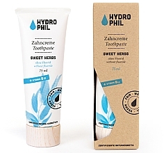 Fragrances, Perfumes, Cosmetics Toothpaste - Hydrophil Sweet Herbs Toothpaste