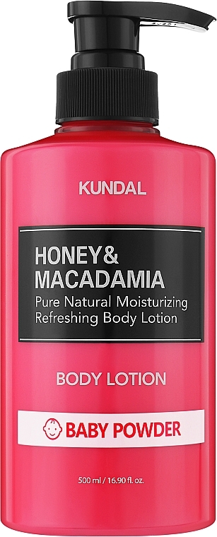 Body Lotion - Kundal Honey & Macadamia Body Lotion Baby Powder — photo N1