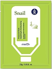 Fragrances, Perfumes, Cosmetics Face Sheet Mask - Med B Snail Ampoule Active Mask