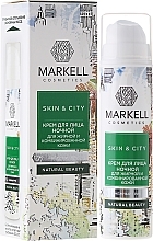 Fragrances, Perfumes, Cosmetics Night Face Cream "Snow Mushroom" for Oily and Combination Skin - Markell Cosmetics Skin&City Face Cream