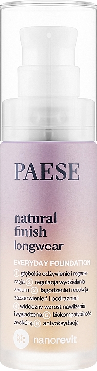 Concealer - Paese Natural Finish Longwear Everyday Foundation — photo N1