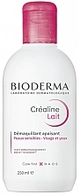 Fragrances, Perfumes, Cosmetics Cleansing Milk - Bioderma Crealine Lait Cleansing Milk