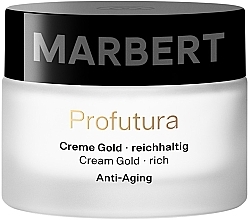 Fragrances, Perfumes, Cosmetics Rich Anti-Aging Cream for Dry Skin - Marbert Profutura Cream Gold Rich (tester)