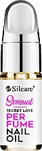 Fragrances, Perfumes, Cosmetics Scented Cuticle Oil "Secret Love" - Silcare Perfumed Cuticle and Nail Oil 