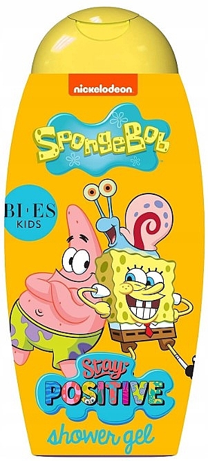 2-in-1 Shower Gel - Bi-es Spongebob Stay Positive Shower Gel — photo N3