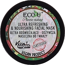 Ultra-Refreshing Nourishing Face Mask - Eco U Choose Nature Ultra Refreshing&Nourishing Face Mask — photo N1