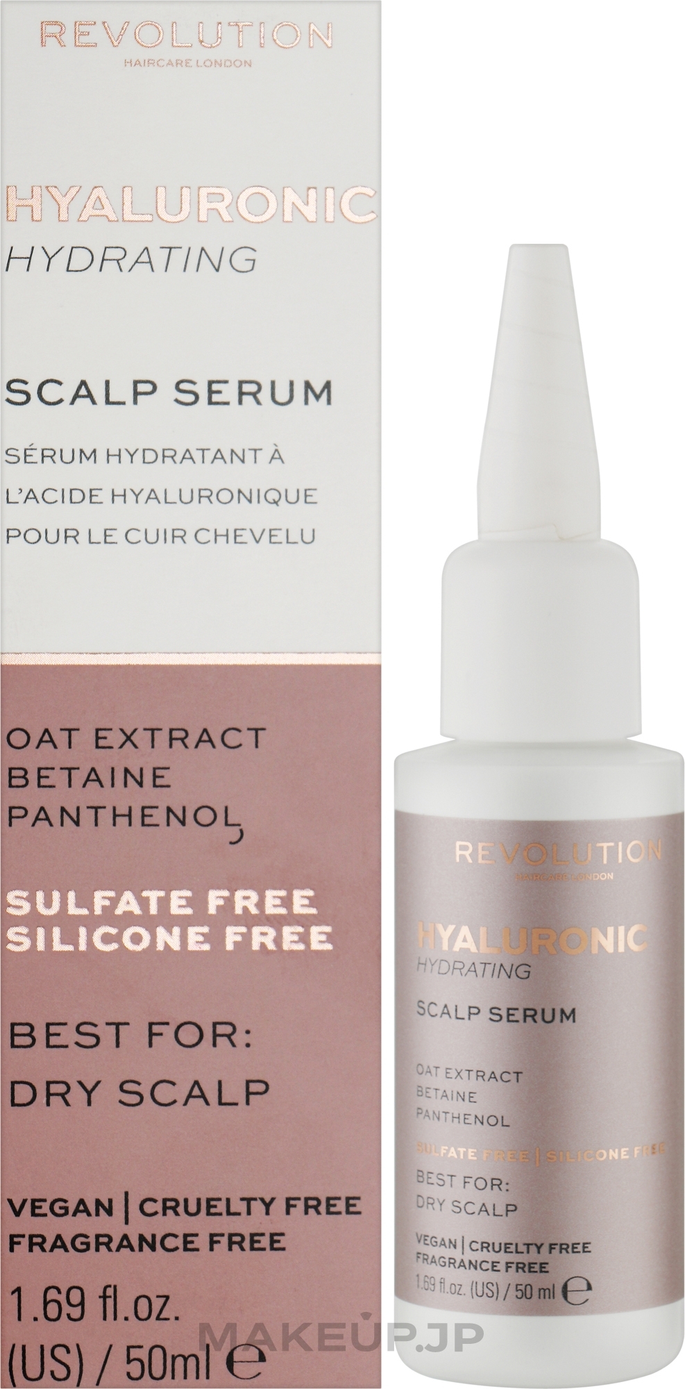 Moisturizing Serum with Hyaluronic Acid - Makeup Revolution Hyaluronic Acid Hydrating Scalp Serum — photo 50 ml