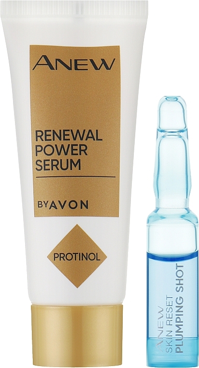 Set - Avon Anew Protinol (serum/10ml + ampoules/7x1,3ml) — photo N5