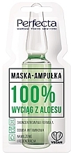 Fragrances, Perfumes, Cosmetics Aloe Face Mask Ampoule - Perfecta Mask-Ampoule 100% Aloe Extract