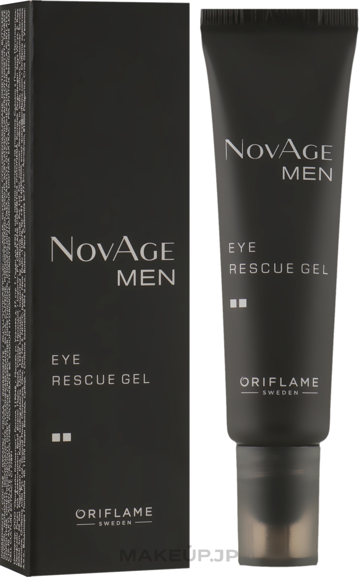 Tonic Eye Gel - Oriflame NovAge Men Eye Rescue Gel — photo 15 ml