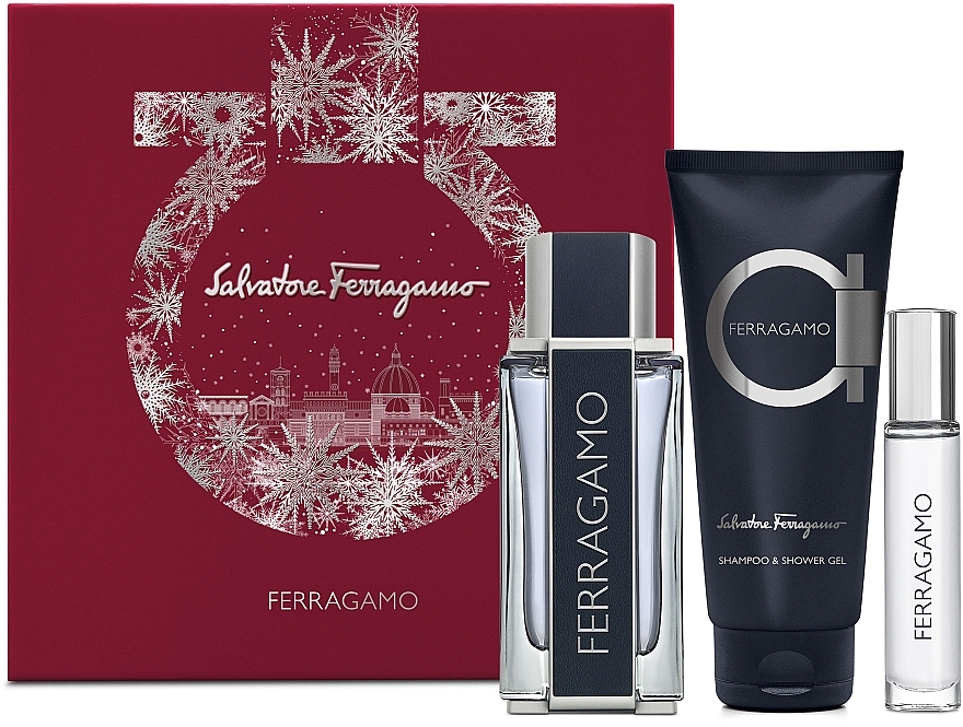 Salvatore Ferragamo Ferragamo - Set (edt/100ml + edt/min/10ml + sh/gel/100ml) — photo N1