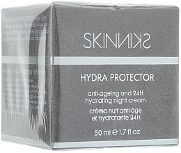 24H Moisturizing Anti-Aging Night Cream - Skinniks Hydra Protector Anti-ageing 24H Hydrating Night Cream — photo N2