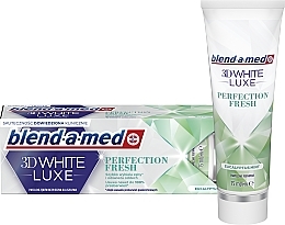 Fragrances, Perfumes, Cosmetics Toothpaste - Blend-a-Med 3D White Luxe Perfection Fresh Eucalyptus Mint