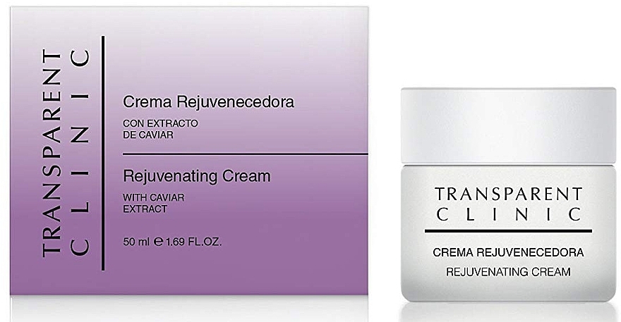 Rejuvenating Face Cream with Caviar Extract - Transparent Clinic Crema Rejuvenecedora — photo N1