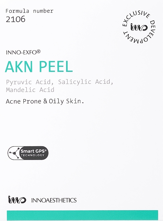 Ampoule Peel for Acne-Prone & Oily Skin - Innoaesthetics Inno-Exfo AKN Peel Acne Prone & Oily Skin — photo N1