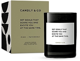 Fragrances, Perfumes, Cosmetics Scented Candle - Candly & Co No.4 Set Goals That Scare You