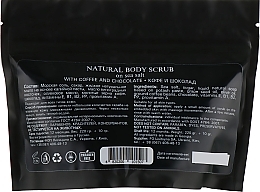 Natural Body Salt Scrub "Coffee & Chocolate" - Enjoy & Joy Enjoy Eco Coffee and Chocolate Body Scrub — photo N2