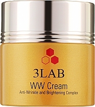 Fragrances, Perfumes, Cosmetics Anti-Wrinkle Face Cream 'Glow' - 3Lab WW Cream