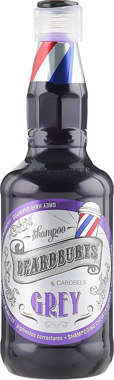 Color Shampoo for Blonde & Grey Hair - Beardburys Grey Shampoo — photo N6