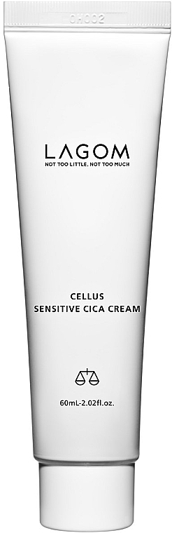 Soothing Cream for Sensitive & Problem Skin - Lagom Cellus Sensitive CICA Cream — photo N1