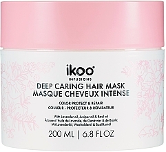 Fragrances, Perfumes, Cosmetics Smoothie Hair Mask 'Color Protection & Repair' - Ikoo Infusions Deep Caring Hair Mask Color Protect & Repair