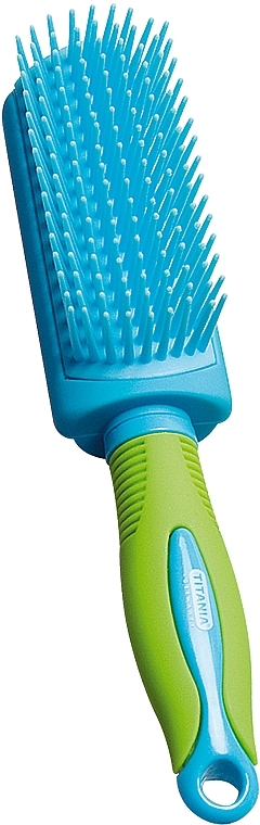 Kids Massage Hair Brush light blue - Titania  — photo N1