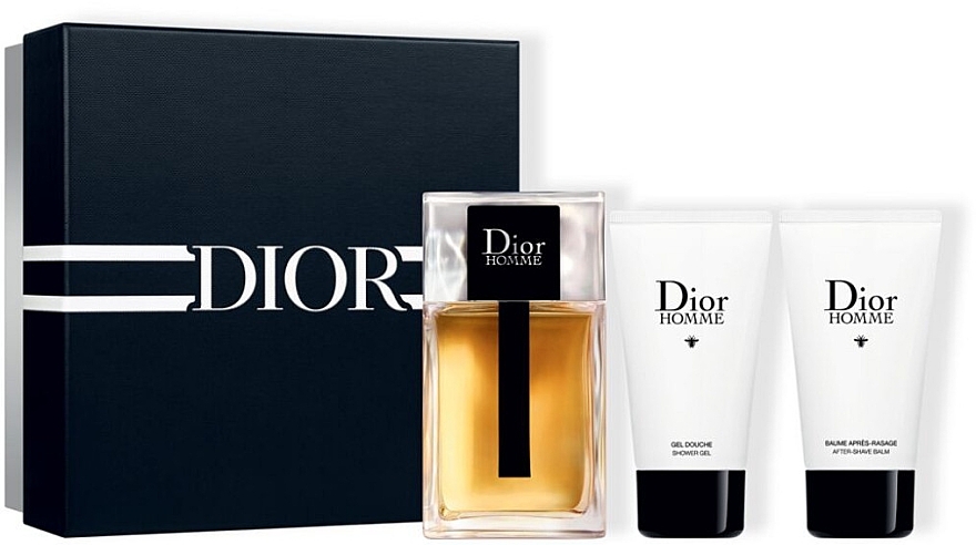 Dior Homme - Set (edt/100ml + sh/gel/50ml+ash/balm/50ml) — photo N1