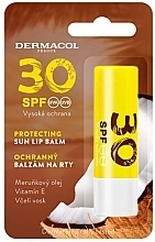 Fragrances, Perfumes, Cosmetics Sunscreen Lip Balm - Dermacol Protecting Sun Lip Balm SPF30