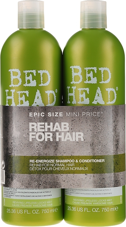 Set - Tigi Bed Head Rehab For Hair Kit (shm/750ml + cond/750ml) — photo N1