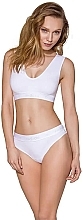 Stretch Cotton Sport Top PS005, white - Passion — photo N3