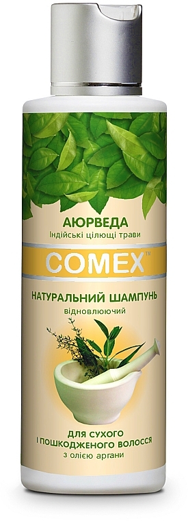 Natural Shampoo with Indian Healing Herbs for Dry & Damaged Hair - Comex Ayurvedic Natural — photo N3