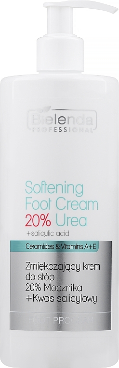 Softening Foot Cream - Bielenda Professional Podo Expert Program Softening Foot Cream 20% Urea — photo N1