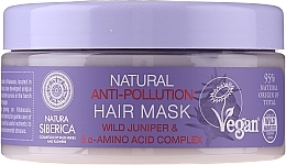 Fragrances, Perfumes, Cosmetics Damaged Hair Mask - Natura Siberica Natural Anti-Pollution Hair Mask Wild Juniper & 3 a-Amino Acid Complex