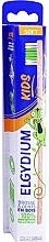 Fragrances, Perfumes, Cosmetics Wooden Toothbrush, for 4-year-old children, soft, chameleon - Elgydium Kids Soft