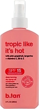 Tanning Oil SPF 15 "Tropic Like It's Hot" - B.tan Tanning Oil — photo N1