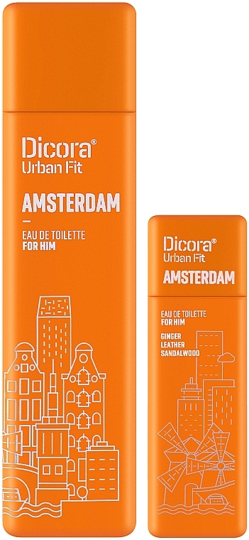 Dicora Urban Fit Amsterdam - Set (edt/100 ml + edt/30 ml) — photo N3