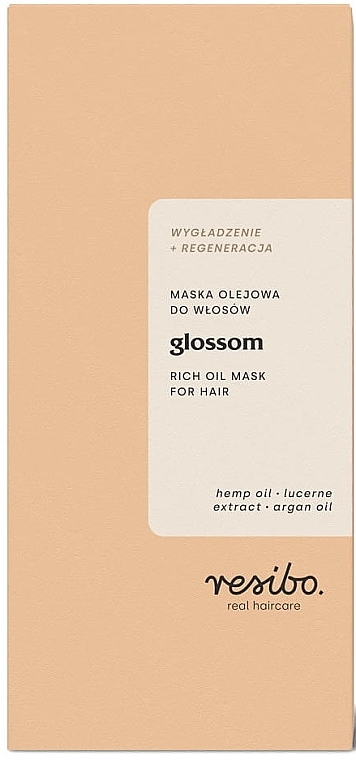 Hair Mask - Resibo Glossom Rich Oil Mask For Hair — photo N2